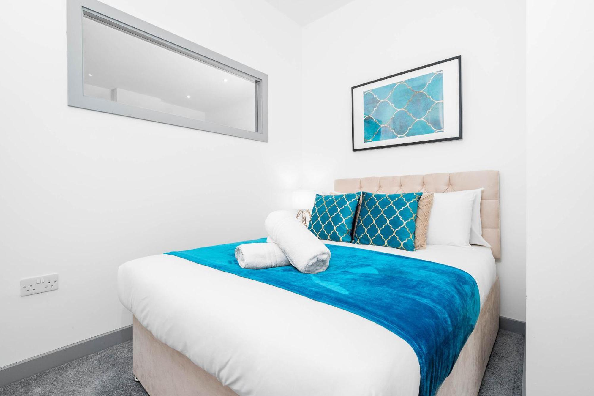 Modern Apartment In Brierley Hill - Secure Parking - Wifi & Netflix - Excellent Value - 11O Luaran gambar