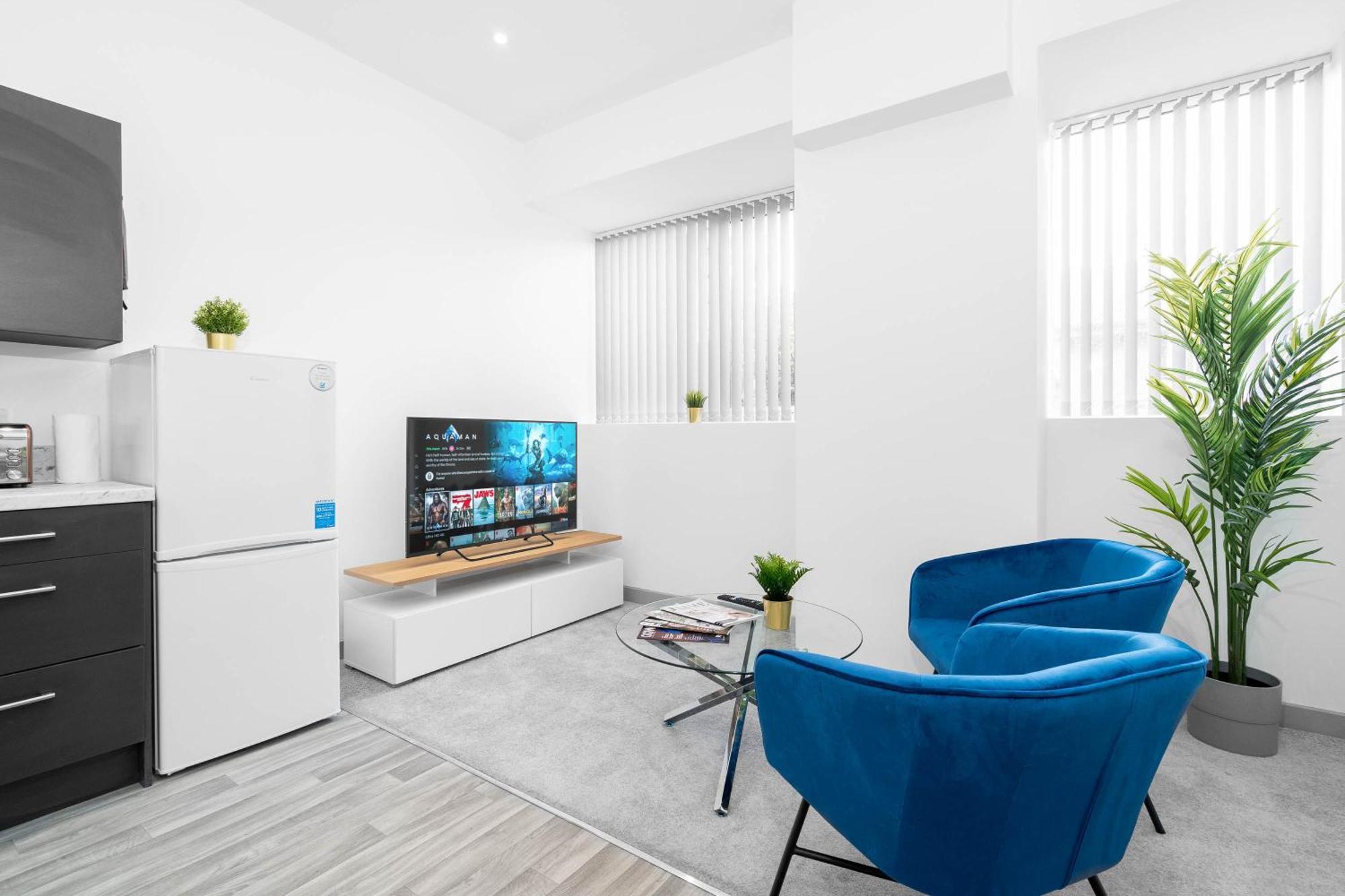 Modern Apartment In Brierley Hill - Secure Parking - Wifi & Netflix - Excellent Value - 11O Luaran gambar